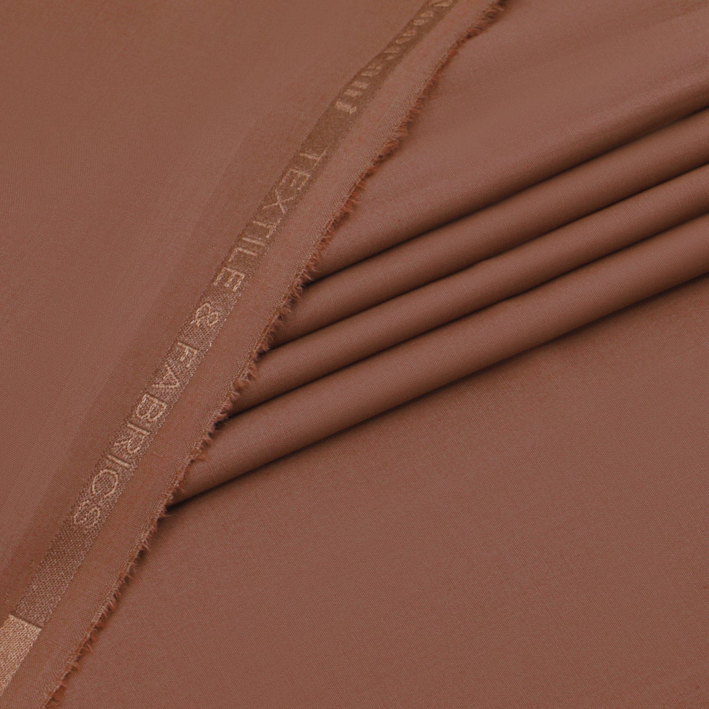 Al Maknoon Rust- Men Blended Unstitched Fabric