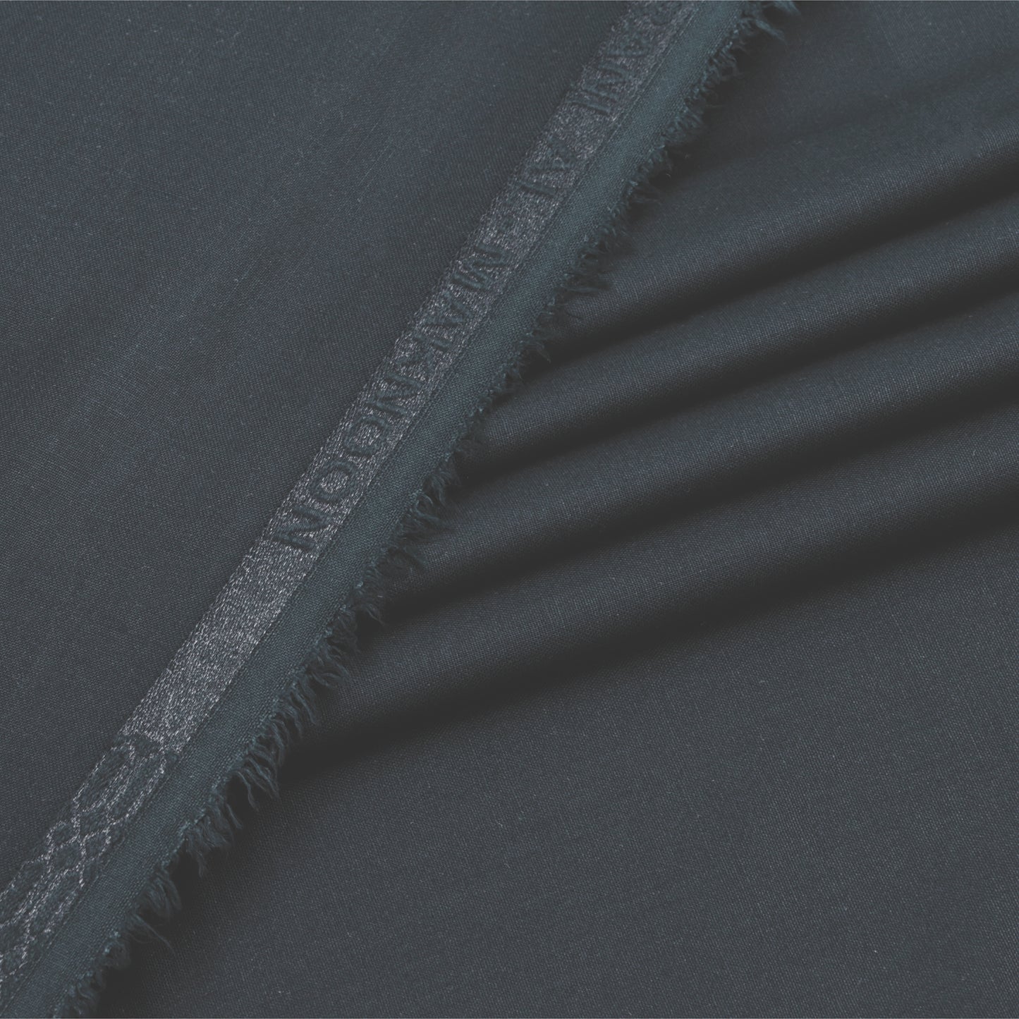 Al Maknoon Charcoal Gray - Men Blended Unstitched Fabric