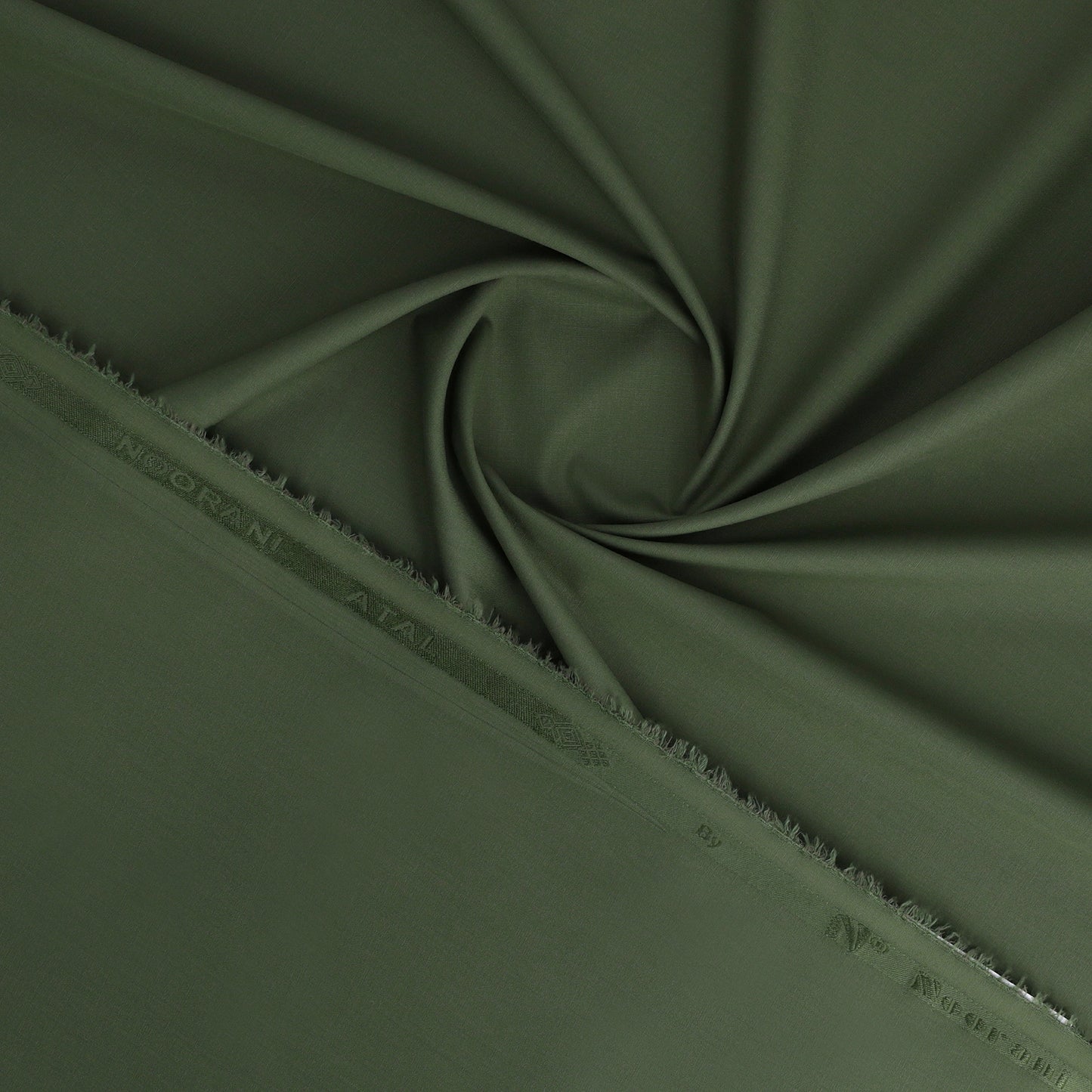 Noorani Atal Basil Green - Blended Unstitched Fabric