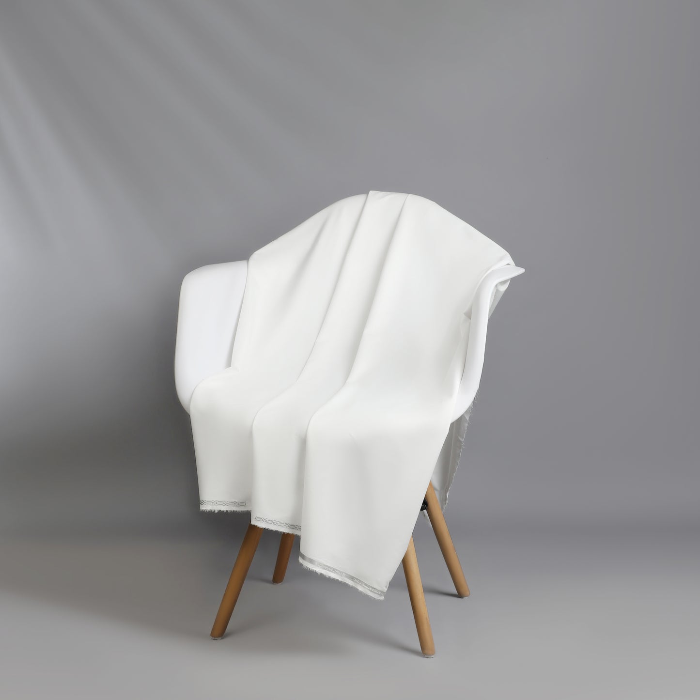 Al Maknoon Off White - Men Blended Unstitched Fabric
