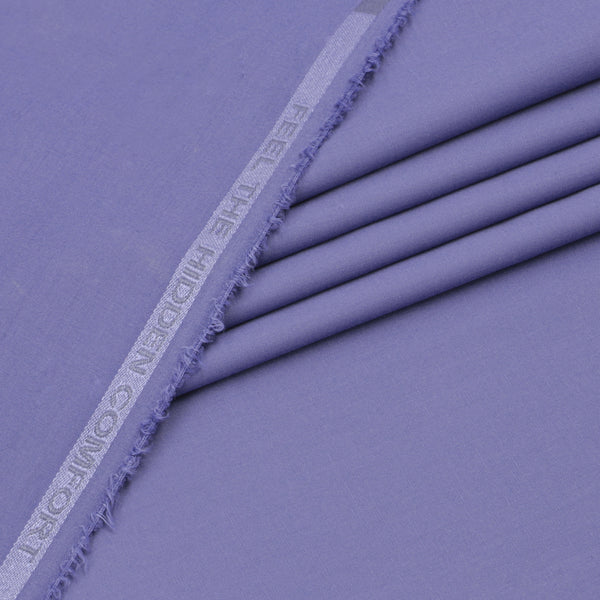 Al Maknoon Light Purple - Men Blended Unstitched Fabric
