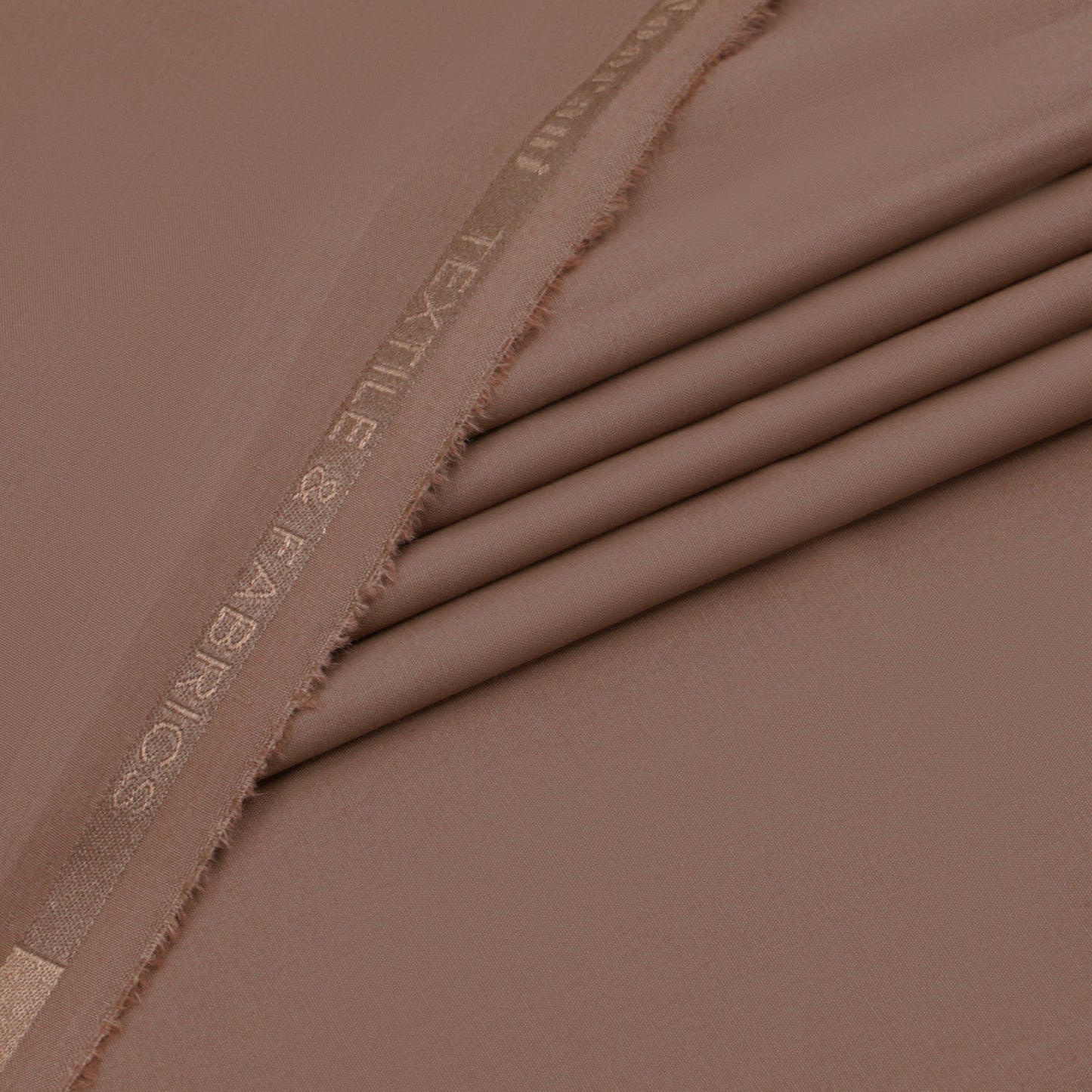 Al Maknoon Soft Brown - Men Blended Unstitched Fabric