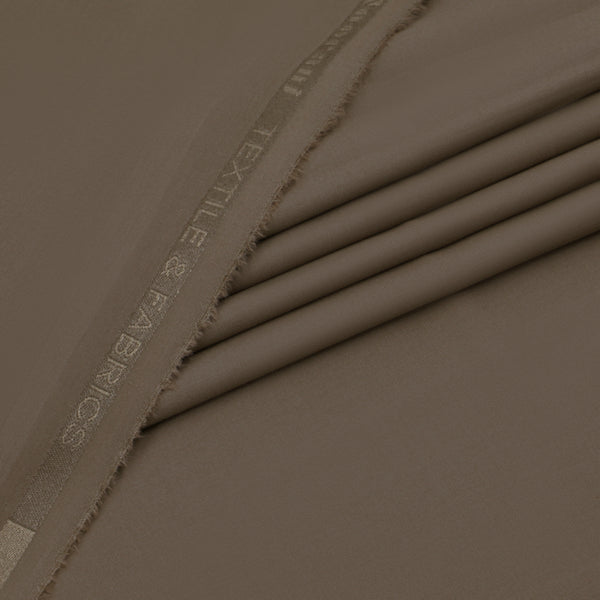 Al Maknoon Light Brown - Men Blended Unstitched Fabric