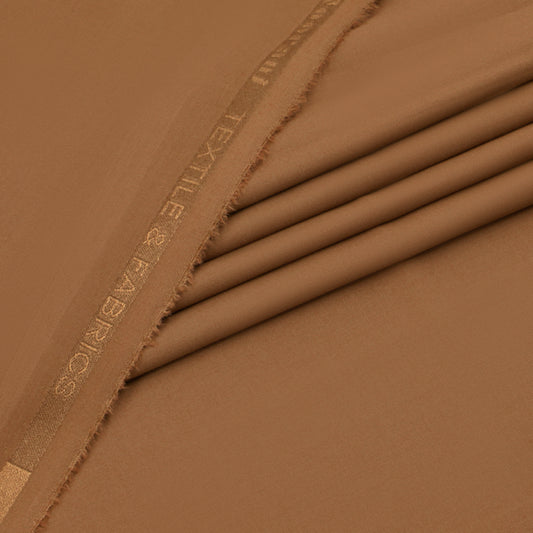 Al Maknoon Bronze - Men Blended Unstitched Fabric