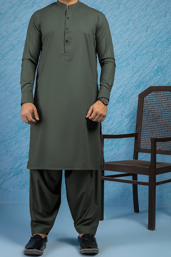 Comfort Gray Shalwar Kameez