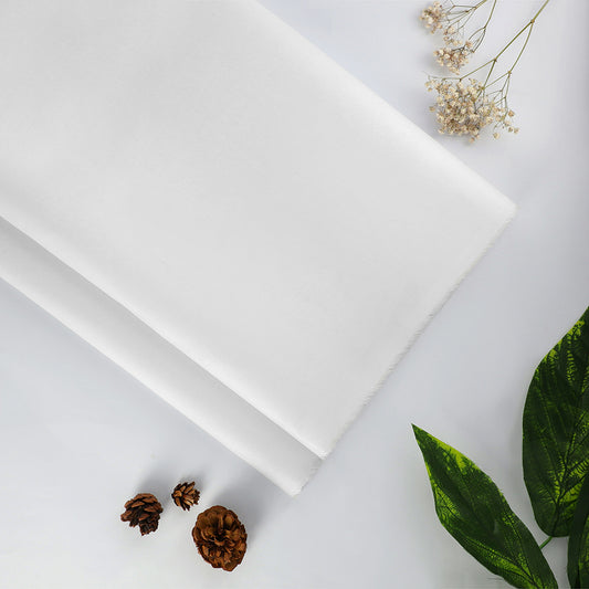 Al Aswad Cotton White - Premium 100% Cotton Fabric