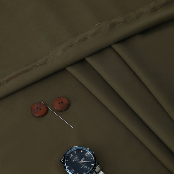 Noorani Atal Moss Gold - Blended Unstitched Fabric