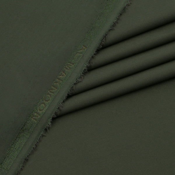 Al Maknoon Green Forest- Men Blended Unstitched Fabric