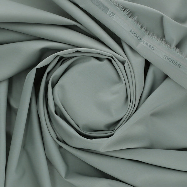 Swiss & Exclusive Ash Gray -Men Blended Unstitched Fabric