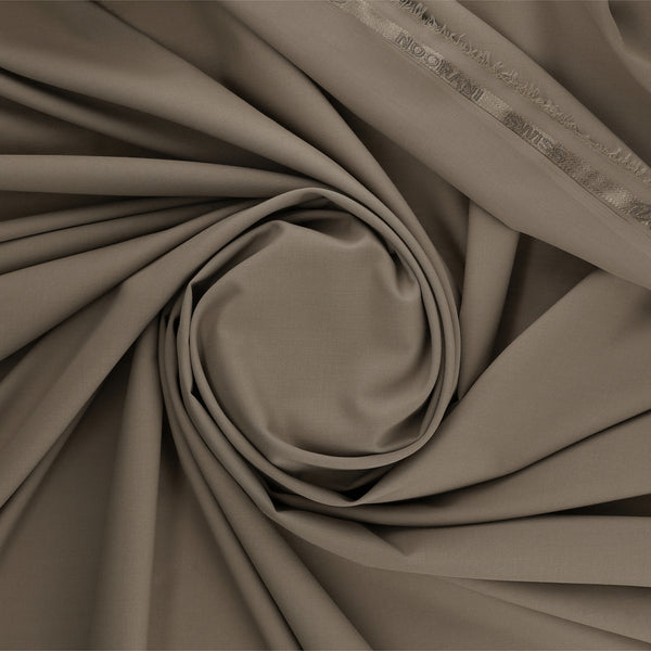 Swiss & Exclusive Soft Brown - Men Blended Unstitched Fabric