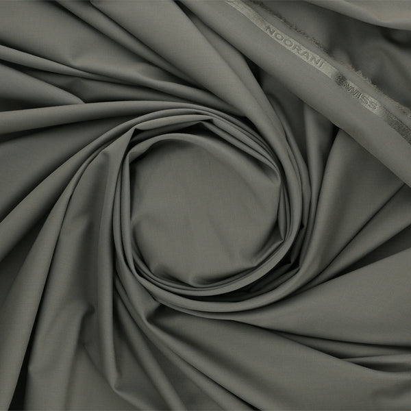 Swiss & Exclusive Brown -Men Blended Unstitched Fabric