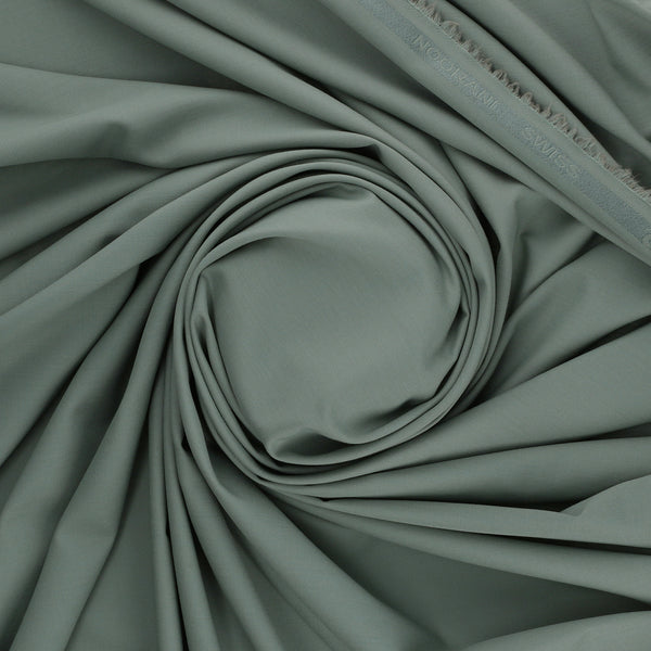 Swiss & Exclusive Light Gray -Men Blended Unstitched Fabric
